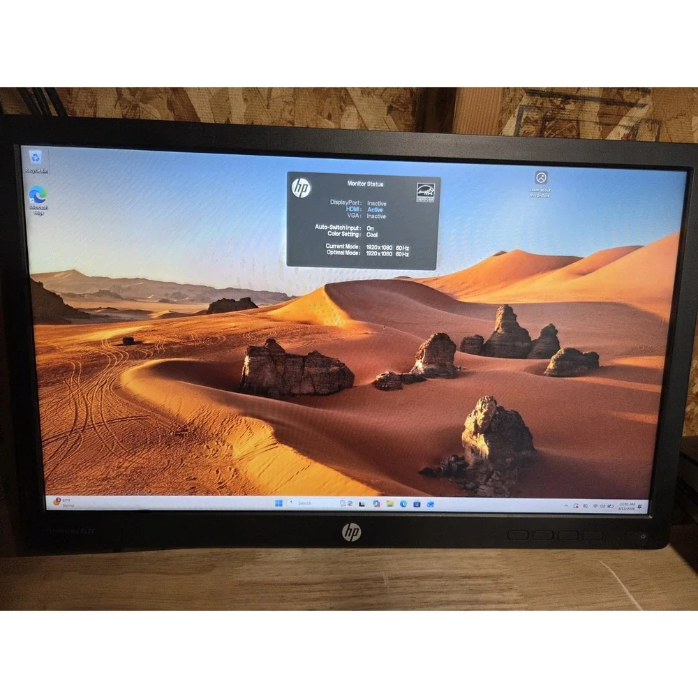 HP EliteDisplay E222 21.5 inch Widescreen LED Monitor